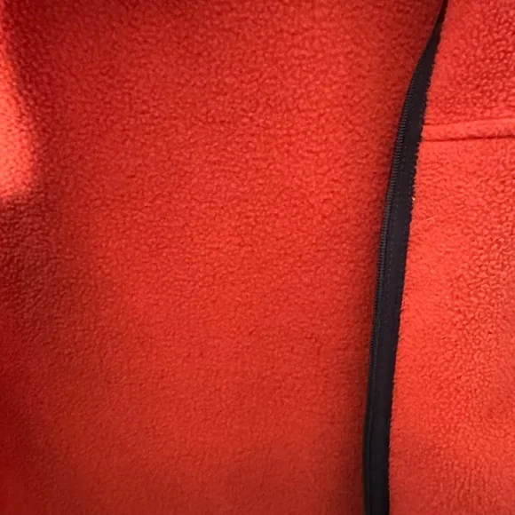 Vintage Patagonia Rare Women’s Orange Synchilla Fleece Vest, Size Small. - Picture 4 of 11